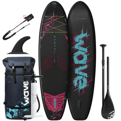 Wave Tourer 3.0 10'3" Inflatable SUP Paddle Board – Midnight