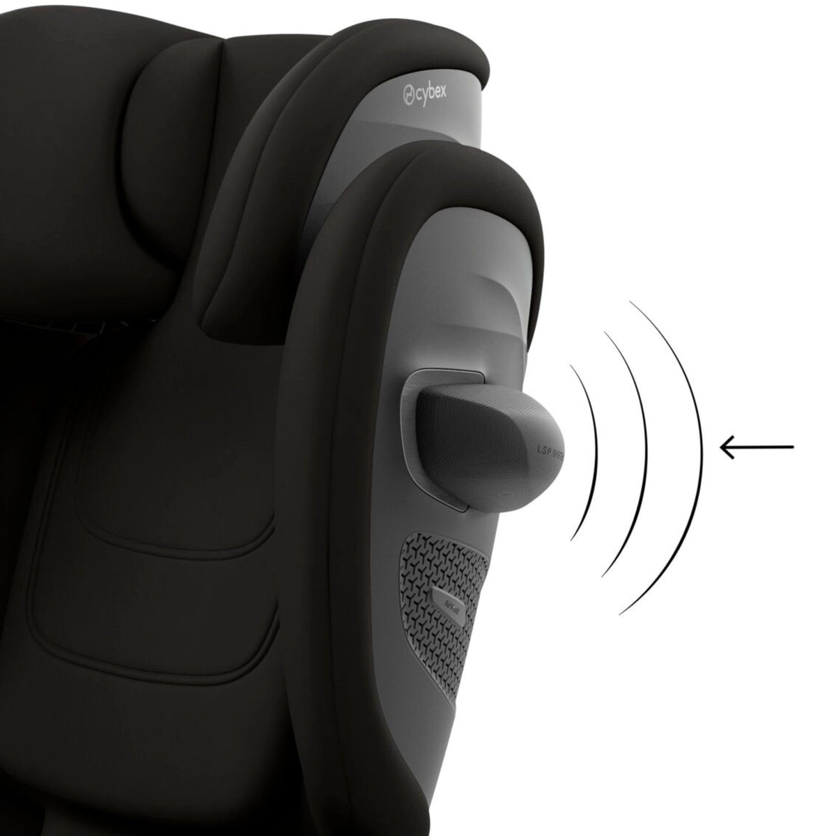 Foldable High-Back Child Car Seat with ISOFIX, 100-150cm