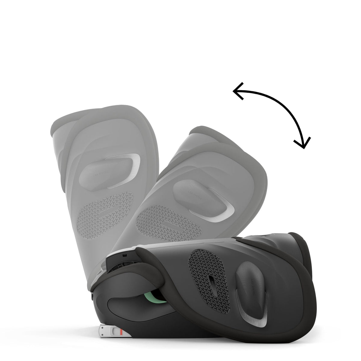 Foldable High-Back Child Car Seat with ISOFIX, 100-150cm