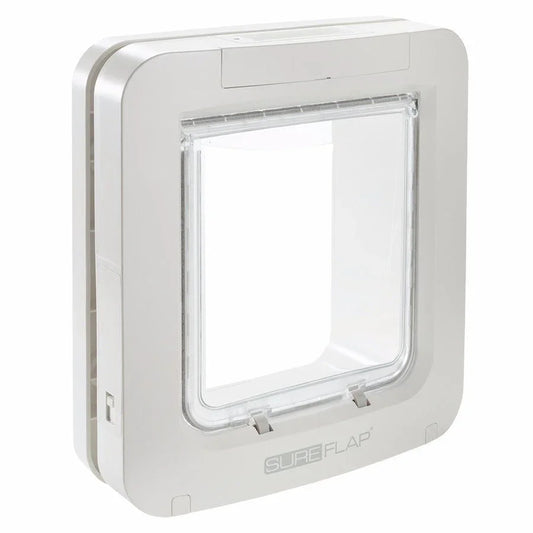 SureFlap Microchip Pet Door for Cats & Small Dogs – White