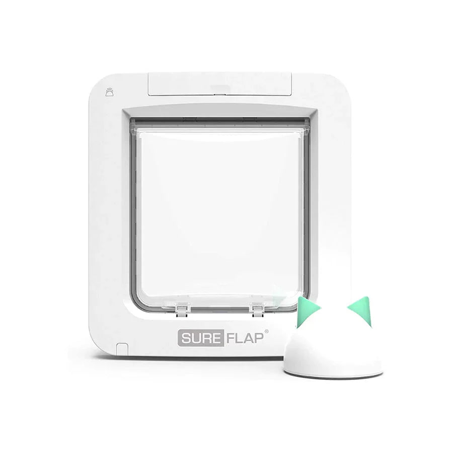 SureFlap Smart Microchip Pet Door for Cats & Small Dogs – White