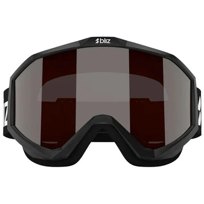Bliz Liner Black White Logo Goggle Orange Silver Mirror Lens
