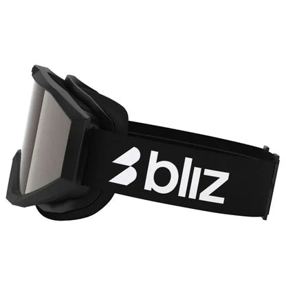 Bliz Liner Black White Logo Goggle Orange Silver Mirror Lens