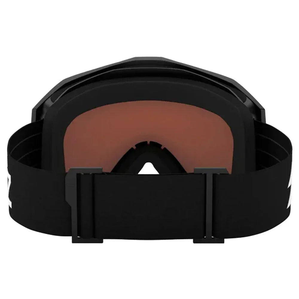 Bliz Liner Black White Logo Goggle Orange Silver Mirror Lens